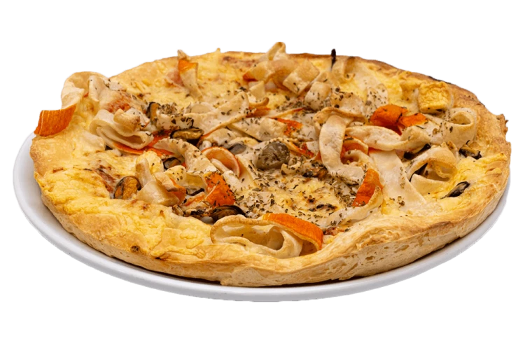 Pizza z morskimi sadeži
