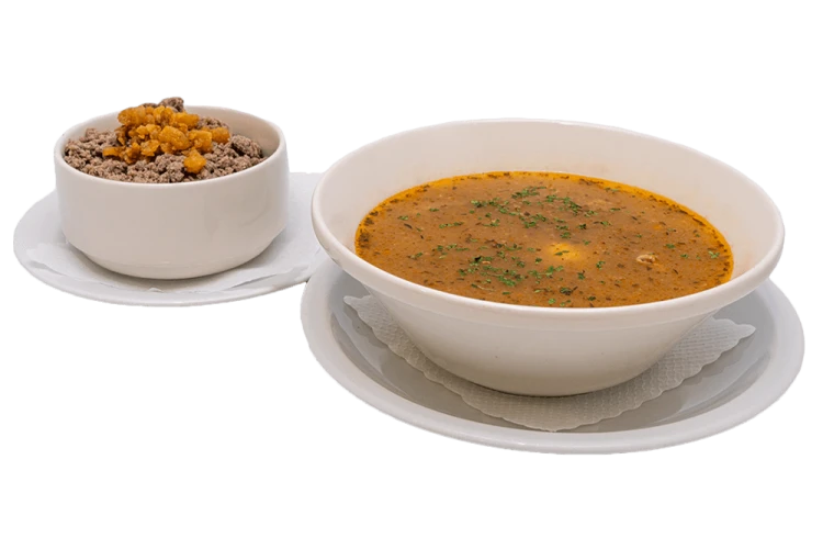 Telečja obara z ajdovimi žganci