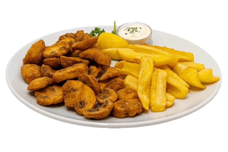 Ocvrti šampinjoni s tatarsko omako