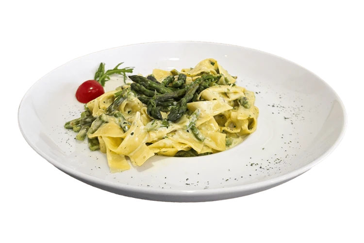Asparagus with pasta